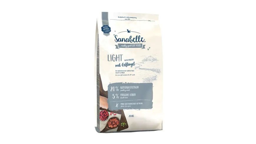 Sanabelle Katzentrockenfutter Light 2 kg 2 kg