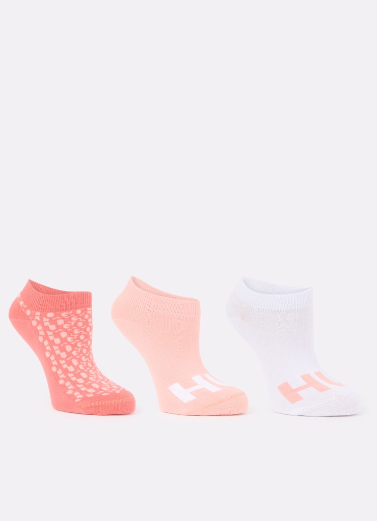Șosete sport cu logo HUGO BOSS, set de 3