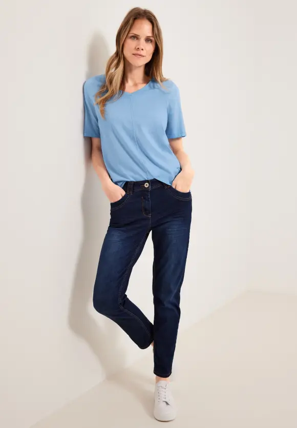 CECIL T-Shirt in Washed Optik