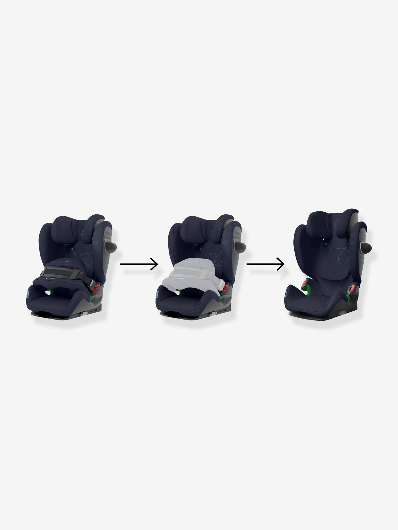 Siège-auto CYBEX Pallas G i-Size, 76 à 150 cm, équivalence groupe 1/2/3 bleu (ocean blue)