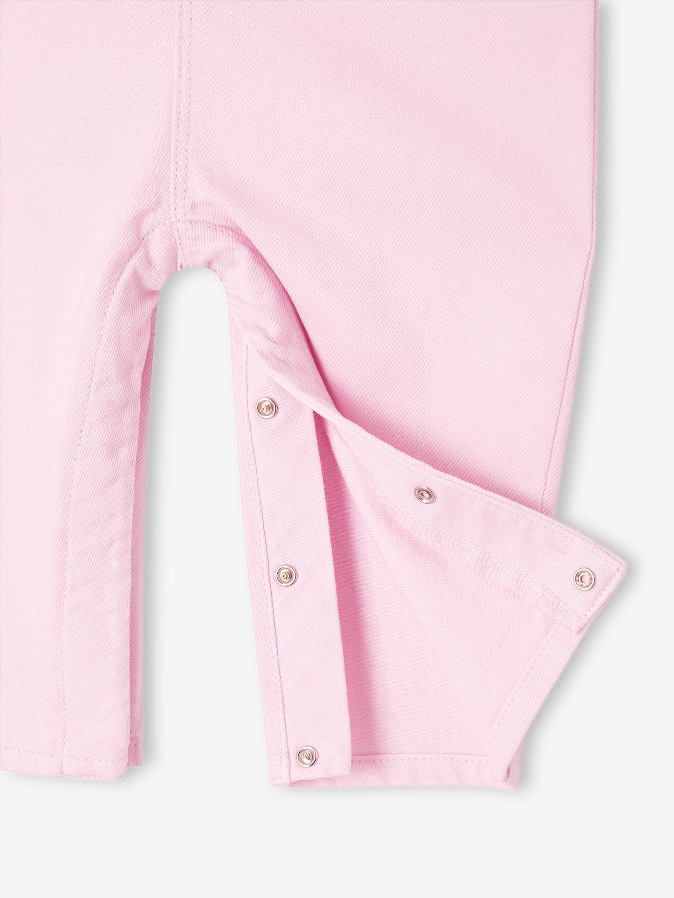 Vertbaudet Baby Latzhose mit Volants - salbeigrün