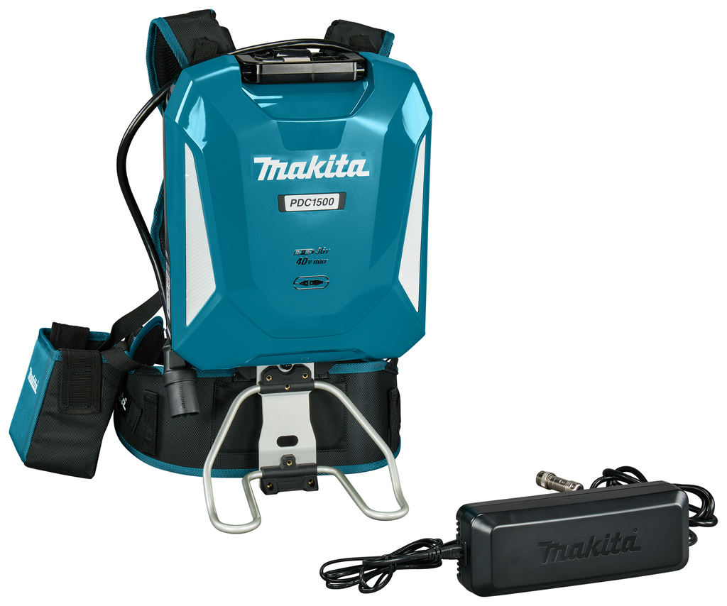 Accessoires Makita PDC1500A01 Batterie dorsale PDC1500 40V Max avec chargeur DC4001