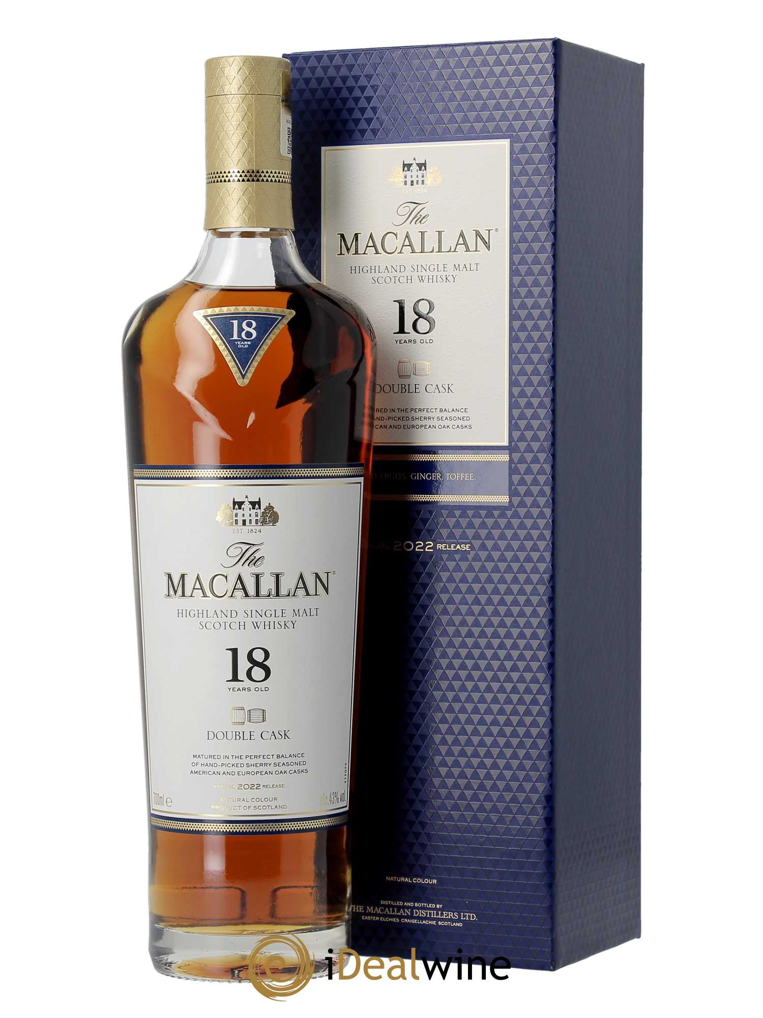 Whisky Macallan (The) 18 years Double Cask   - Lot de 1 Bouteille