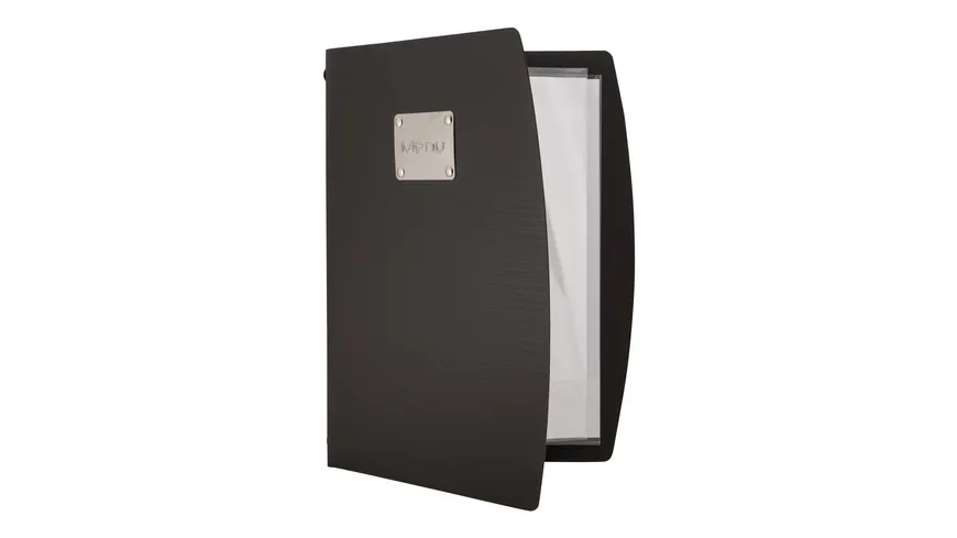 Securit® RIO MENU Karte, Speisekarte  DIN A4, schwarz schwarz