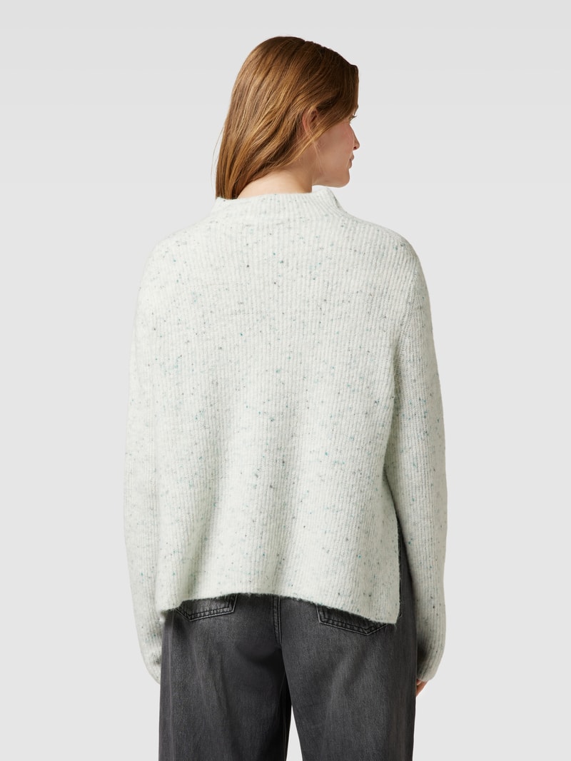 Strickpullover mit Seitenschlitzen Modell 'Pesolo' in offwhite