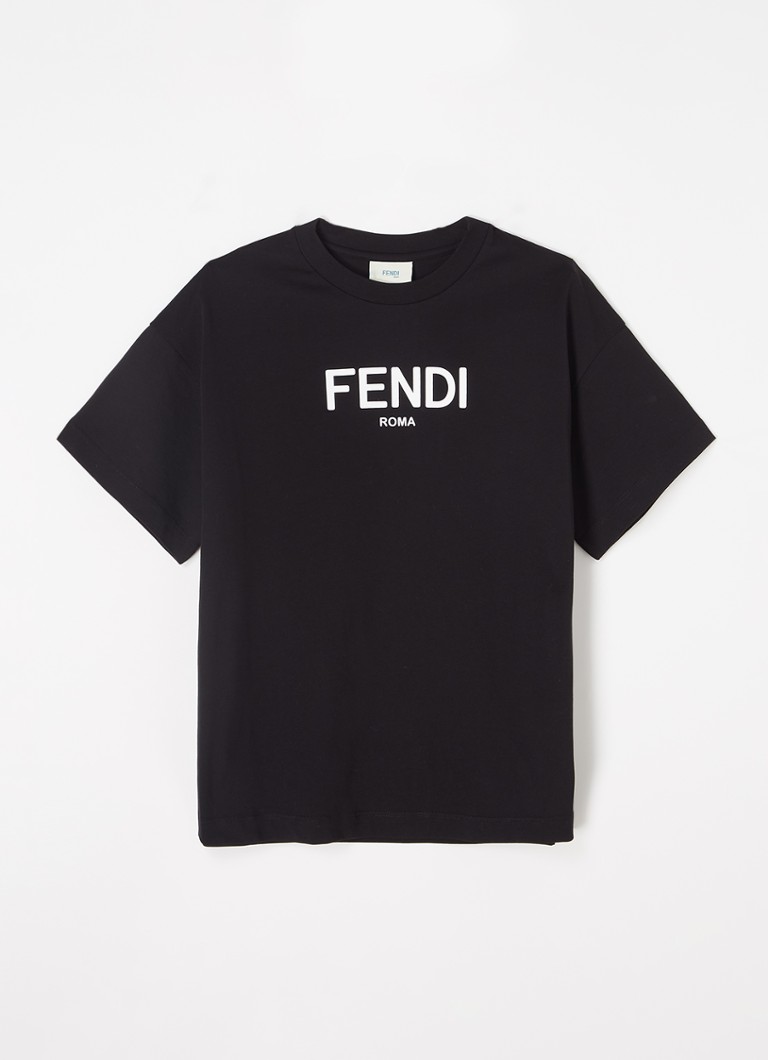 Camiseta Fendi com estampa do logotipo