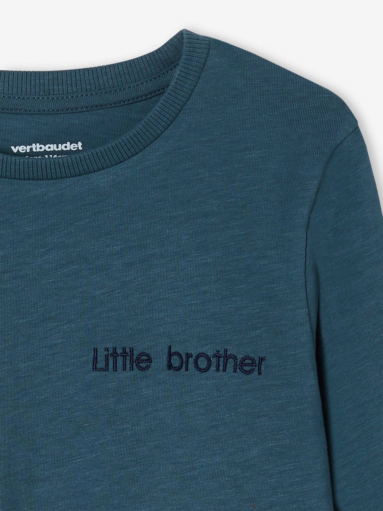 Vertbaudet Jungen Langarmshirt BASIC, personalisierbar Oeko-Tex - camelfarben