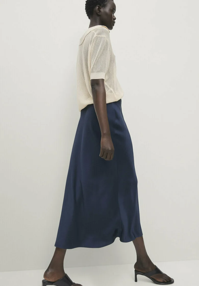 Massimo Dutti MIDI - Falda Campana