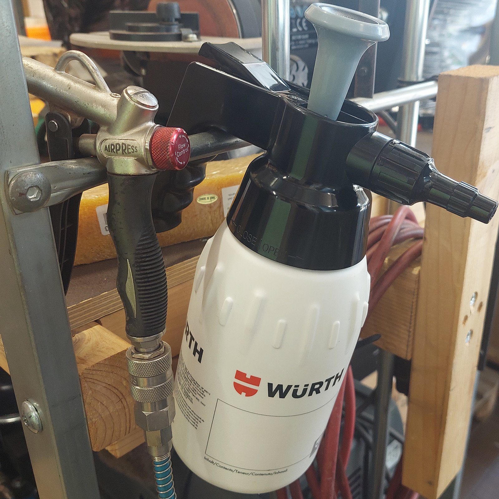 Würth Foliengewächshaus Würth Pumpsprühflaschen 1 Liter Grau Lösemittelbeständig Spar-Set