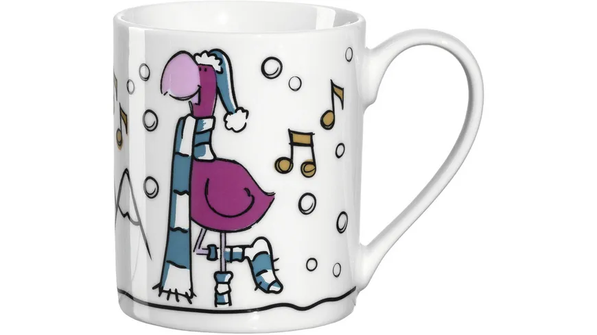 LEONARDO Tasse Flamingo Natale