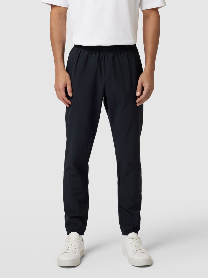 Sweatanzug mit Logo-Print in schwarz