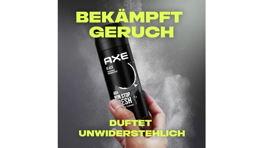 AXE Deospray Black ohne Aluminium 150 ml