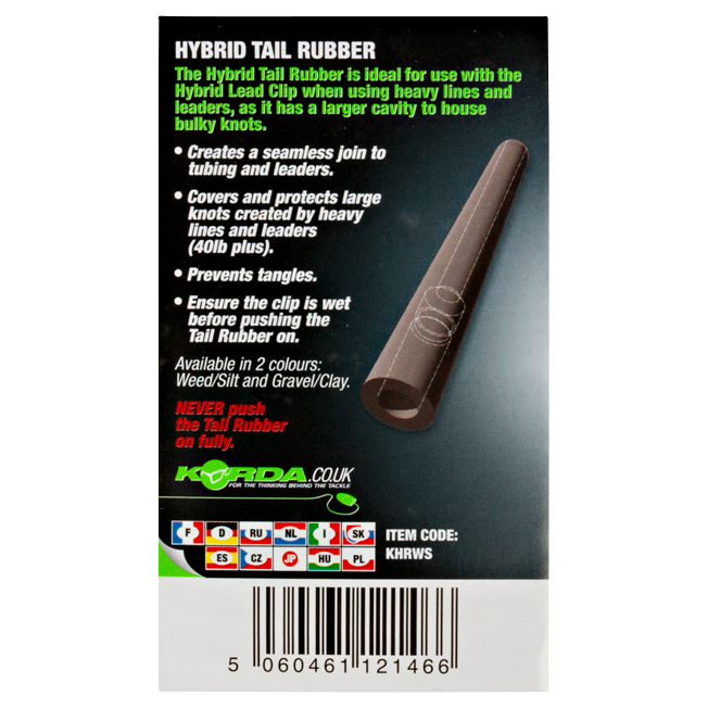 Korda Hybrid Tail Rubber Clip
