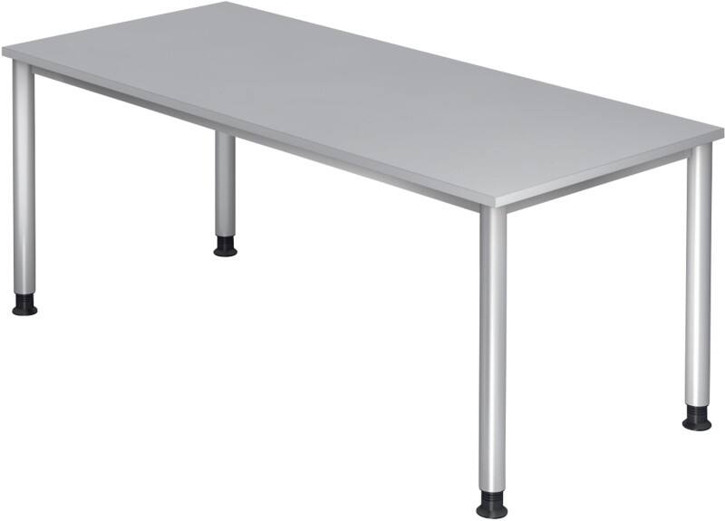 Hammerbacher Schreibtisch VHS19/5/S Grau, Silber 1.800 x 800 x 760 mm