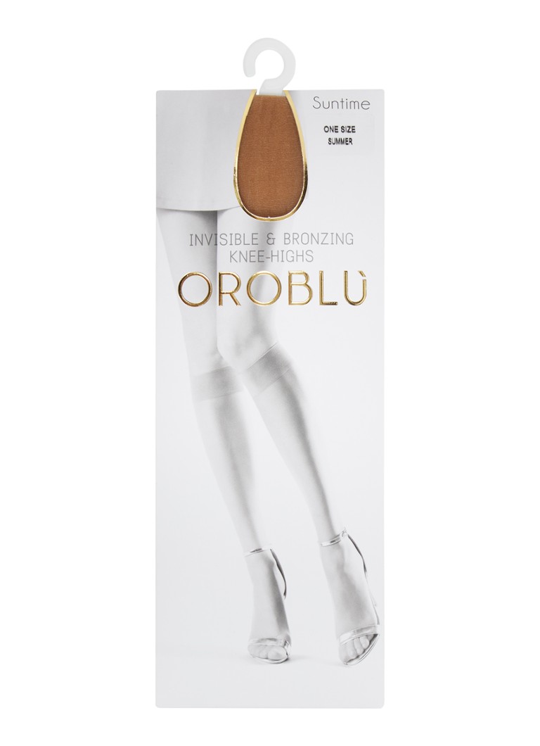 Oroblu Suntime Sun ceļgalu zeķes no 15 denjē auduma