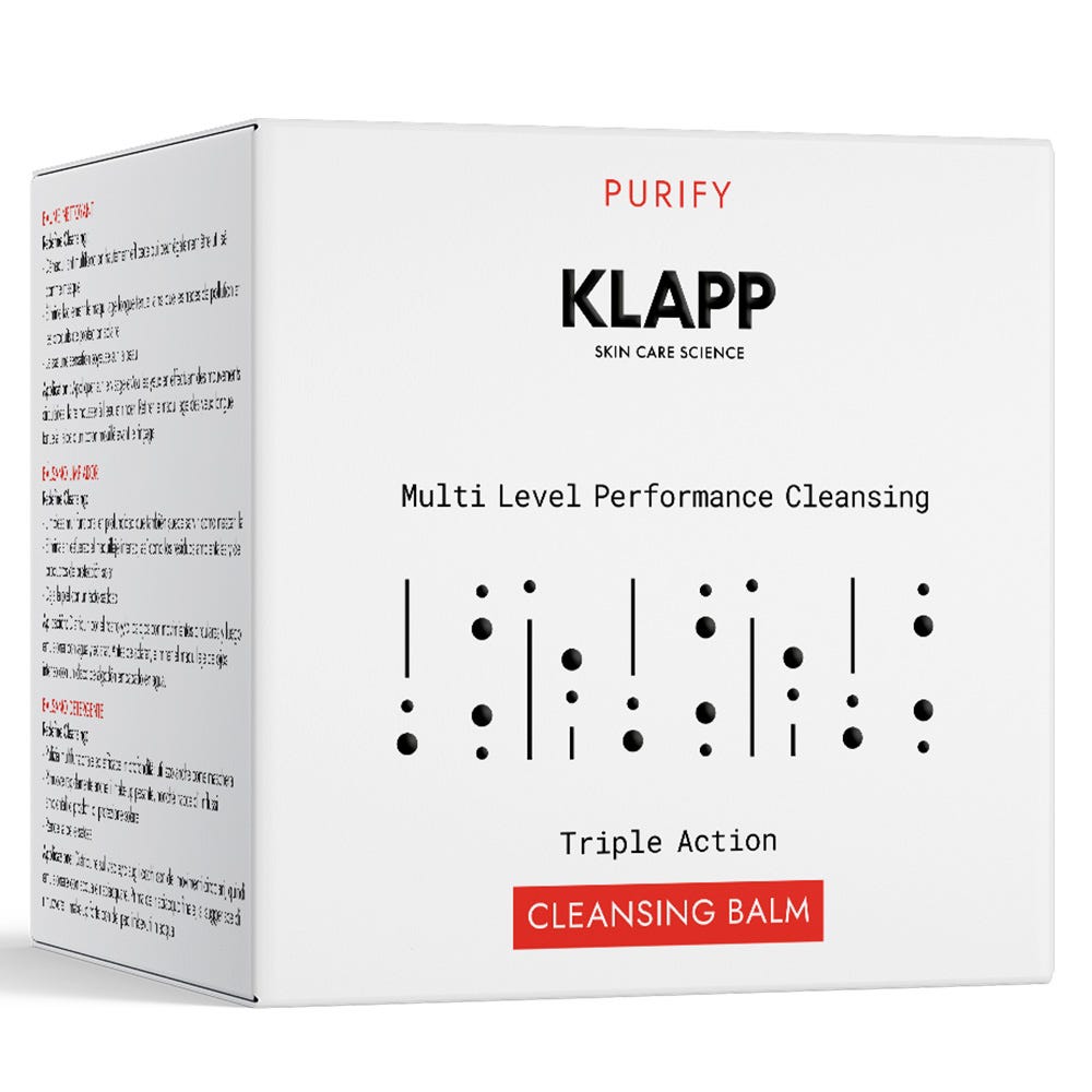 Klapp Cosmetics Purify Triple Action Cleansing Balm 50 ml