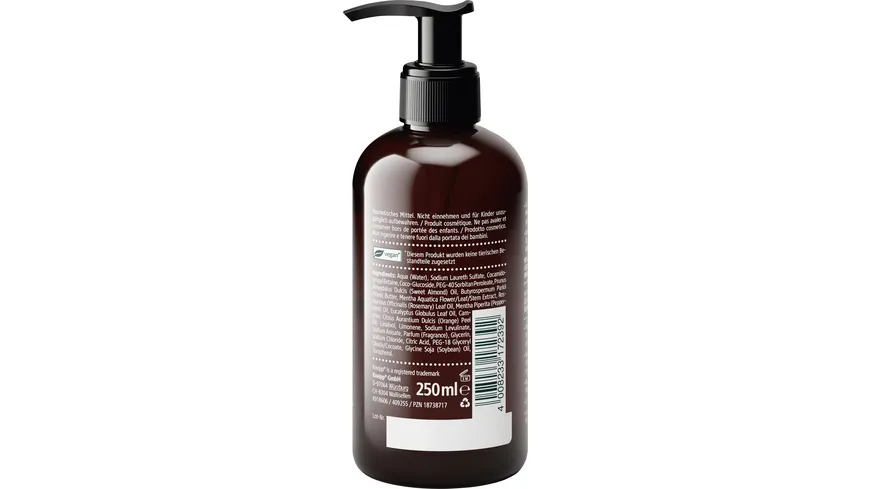 Kneipp Seife Wasserminze & Rosmarin Milde Aroma-Pflege Seife 250 ml