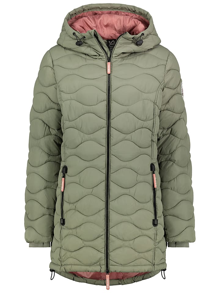 Sublevel Steppmantel in Khaki günstig kaufen