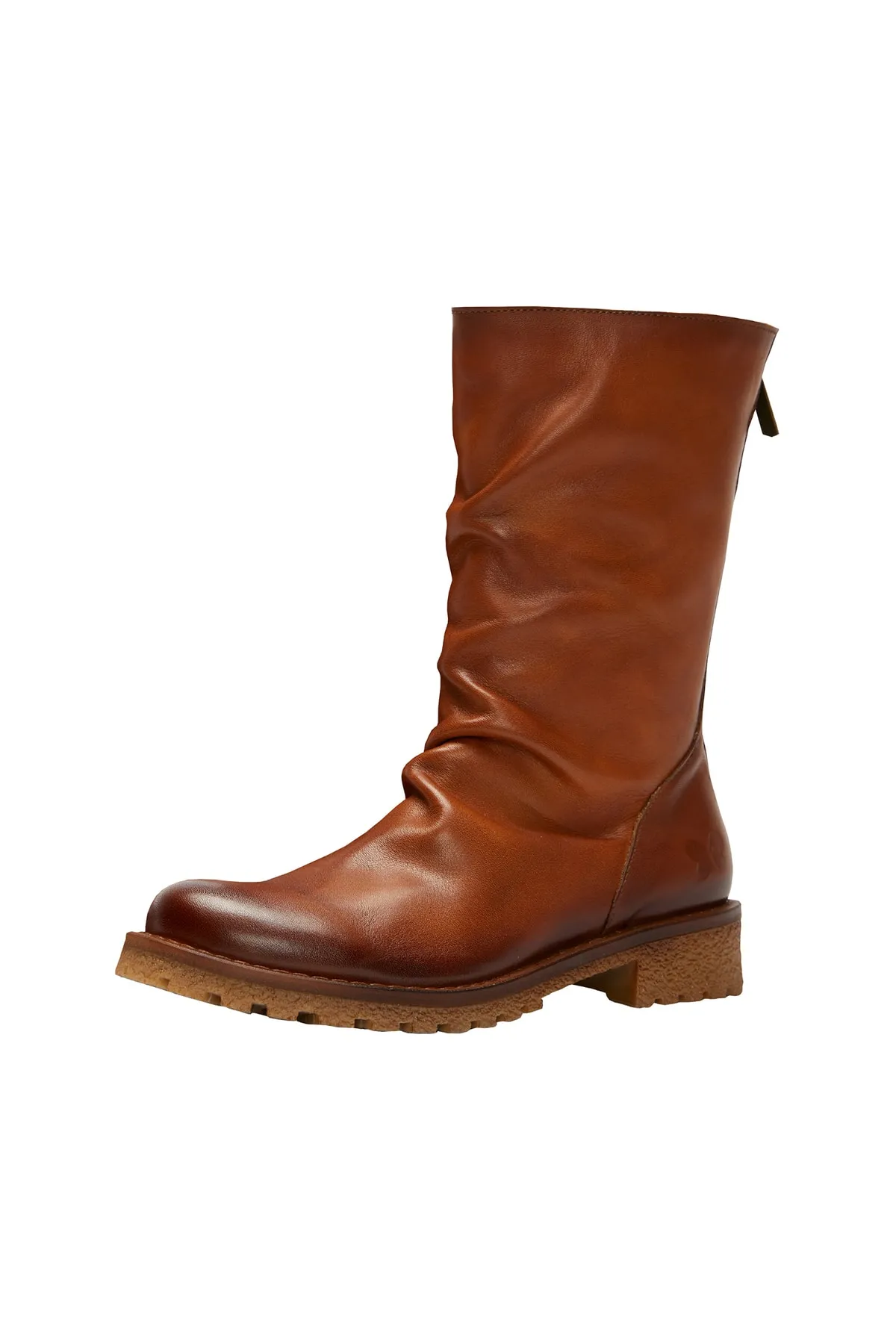 Felmini  Stiefelette - Braun - Blockabsatz