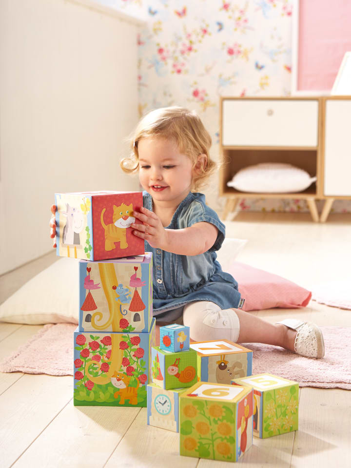 Haba Stapelspielzeug Stapelwürfel Rapunzel in mehrfarbig günstig kaufen onesize