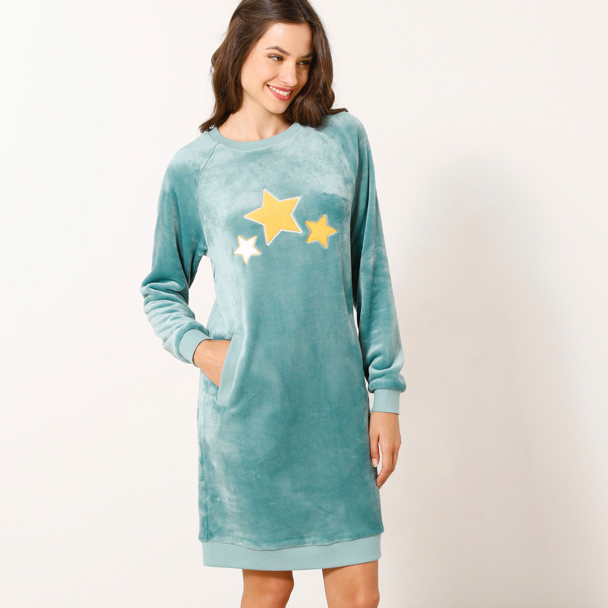 Chemise de nuit polaire 
