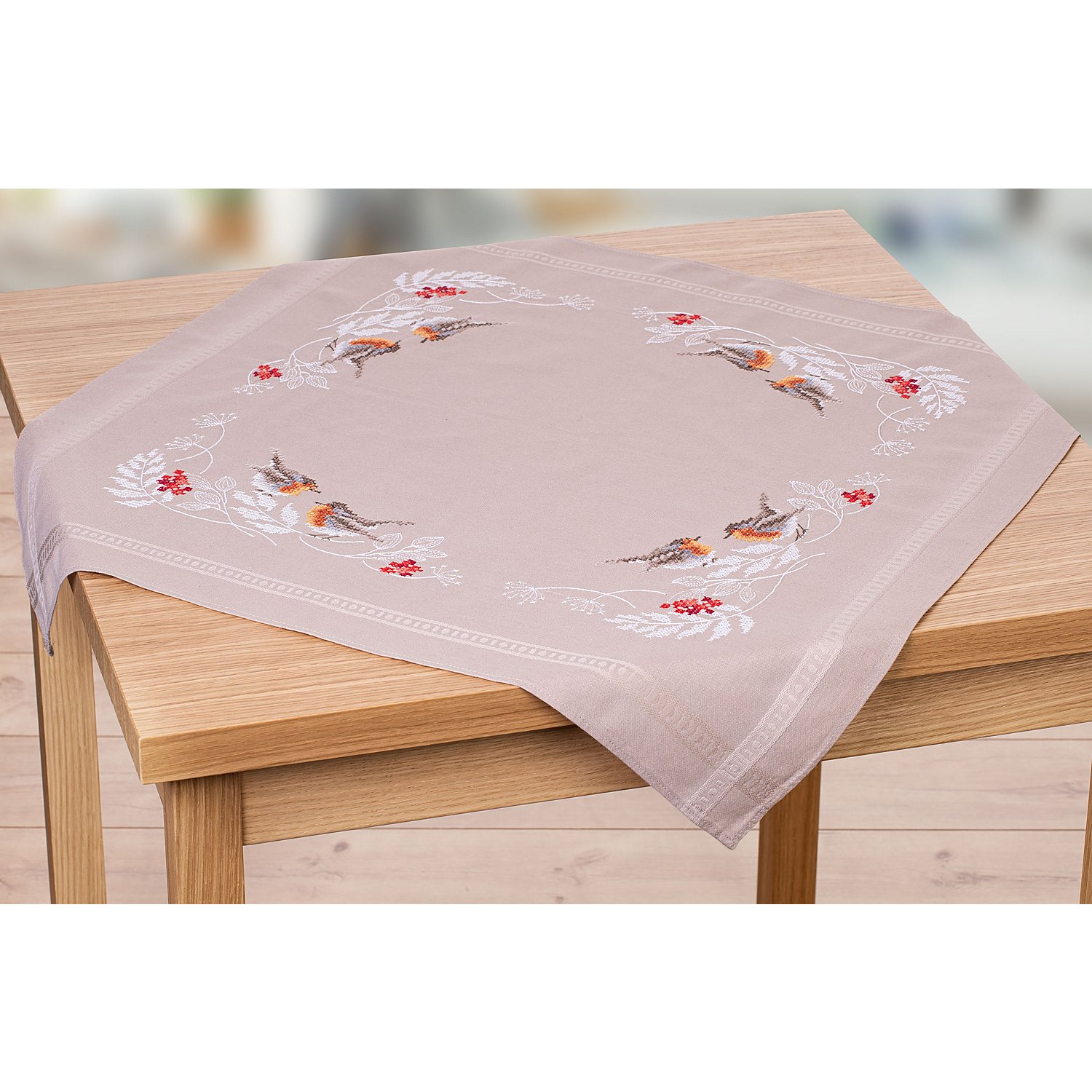 Stickmitteldecke 