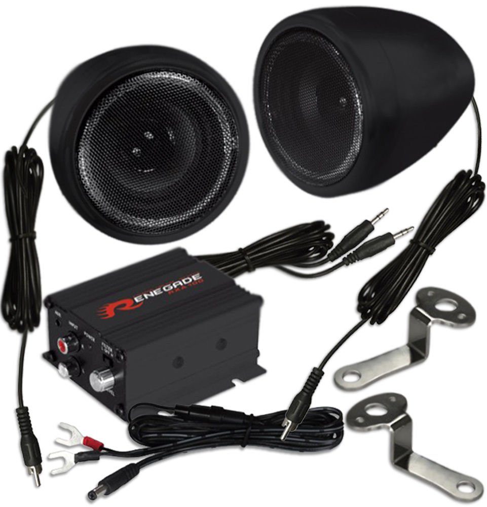 Renegade Sounsystem für Motorräder / Roller RXA100B Lautsprechersystem