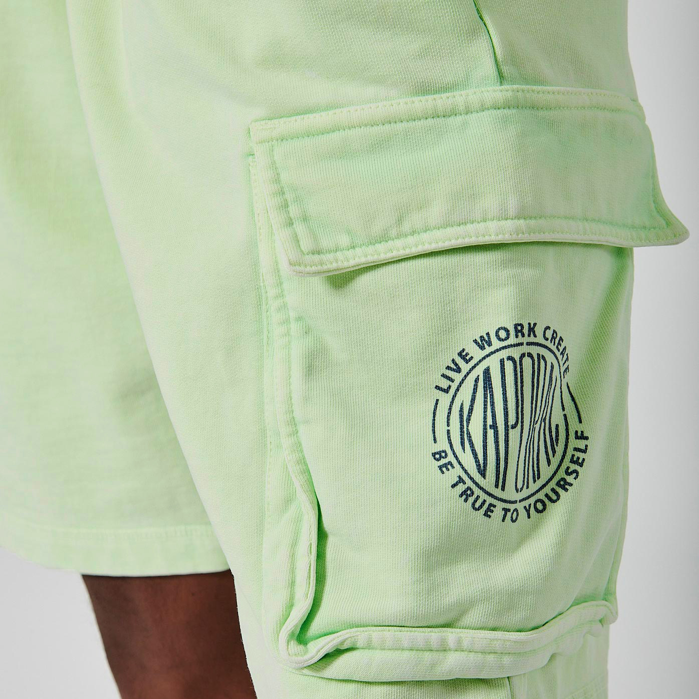 BINX   Short vert homme 100% coton