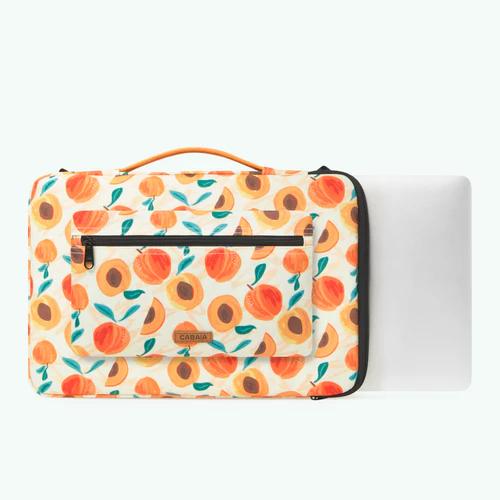 Downtown Vancouver 13/14 inch orange laptop sleeve