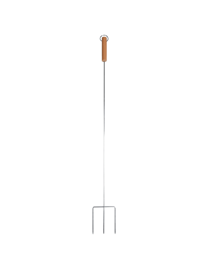 Esschert Design 3er-Set: Lagerfeuer-Grillspieß in Silber | Braun günstig kaufen onesize