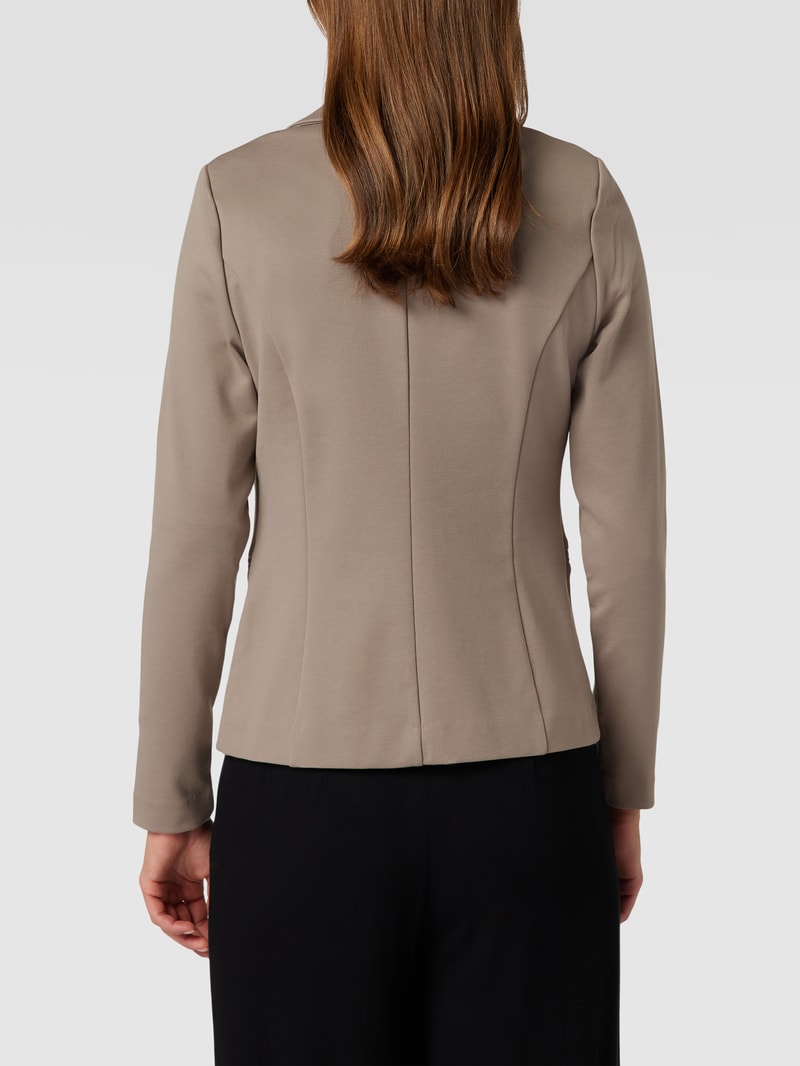 Blazer mit Reverskragen Modell 'Kate' in schlamm