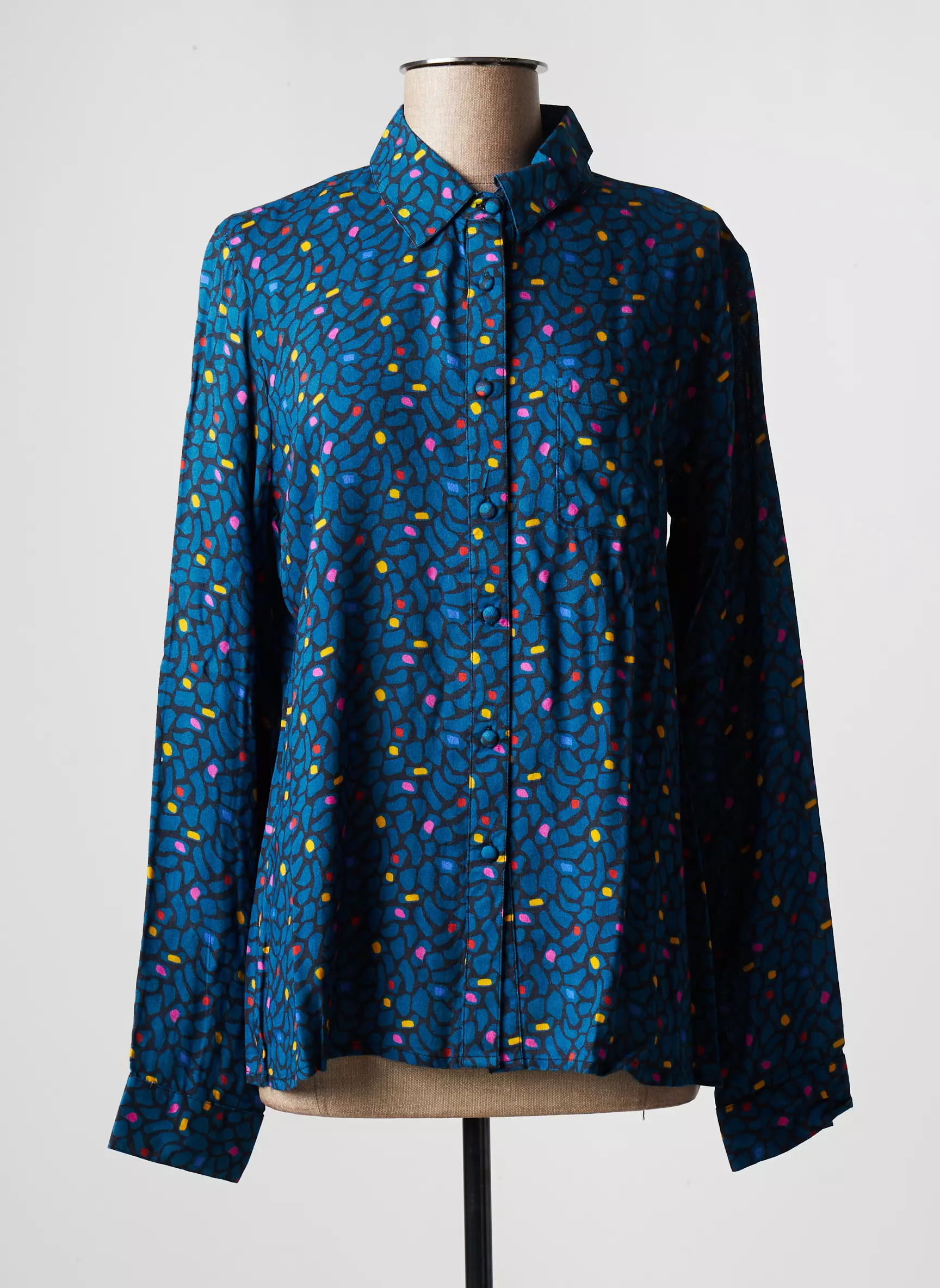 Agathe   Louise Chemisiers Femme couleur bleu