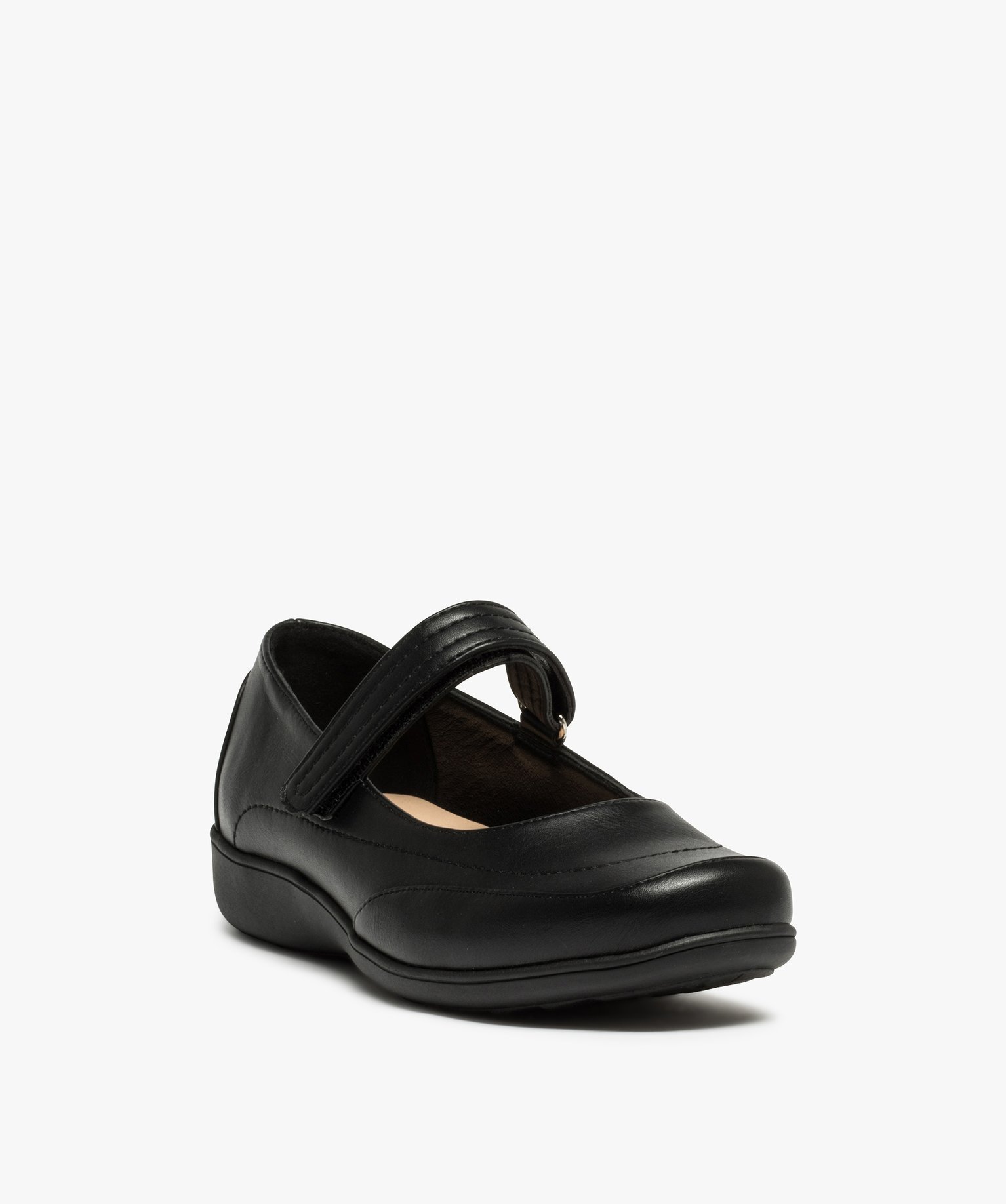 Babies femme confort à talon plat et dessus uni noir | GEMO