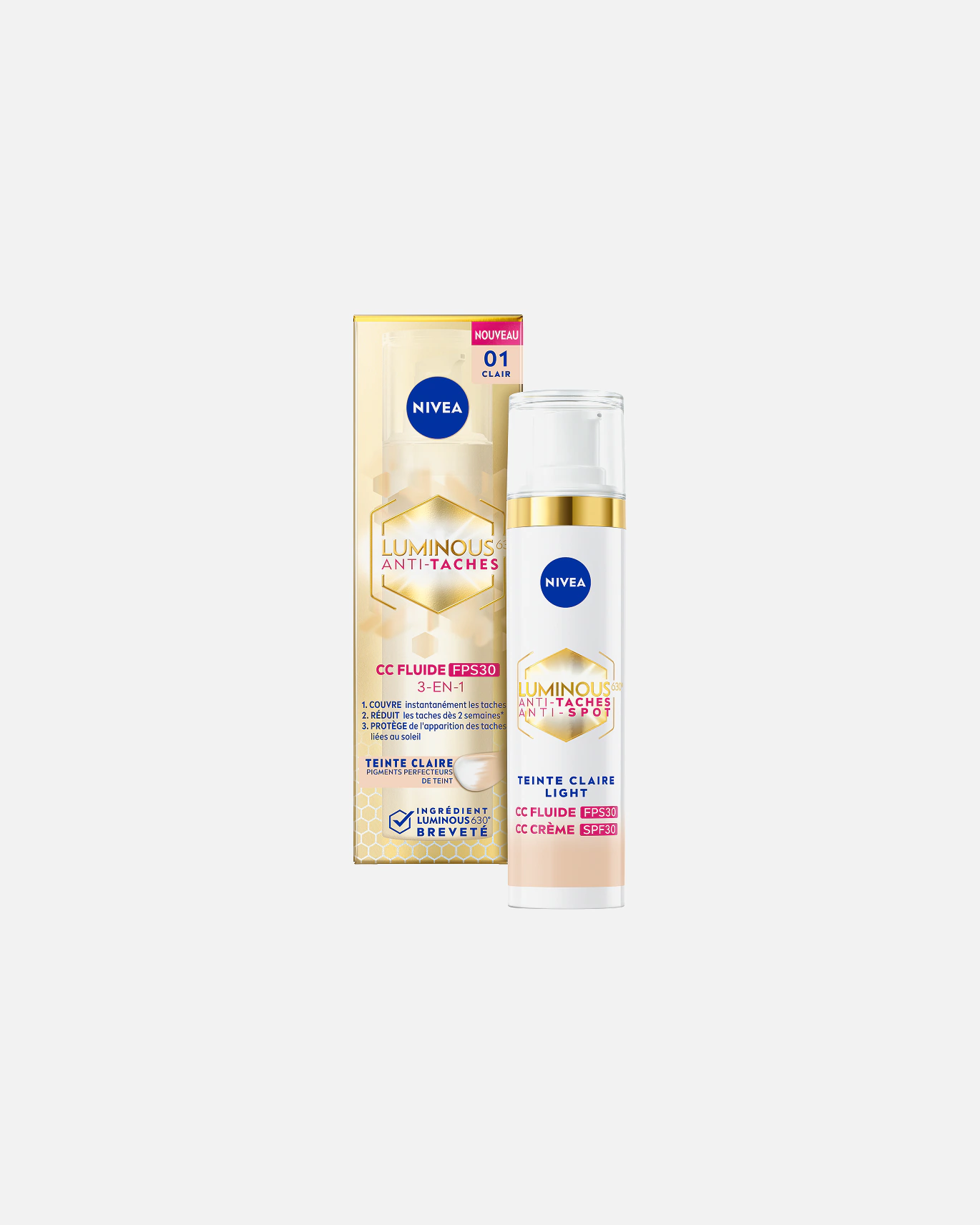 NIVEA CC флуид отпоран на мрље SPF 30