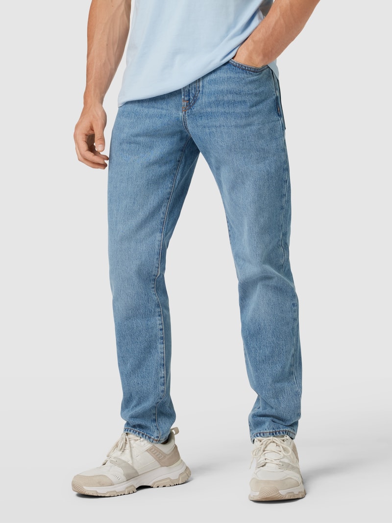Regular Fit Jeans mit 5-Pocket-Design Modell 'Re.Maine' in hellblau