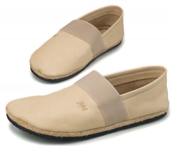 Martin Natur ~ Bio Leder Slipper Apache ~ Beige