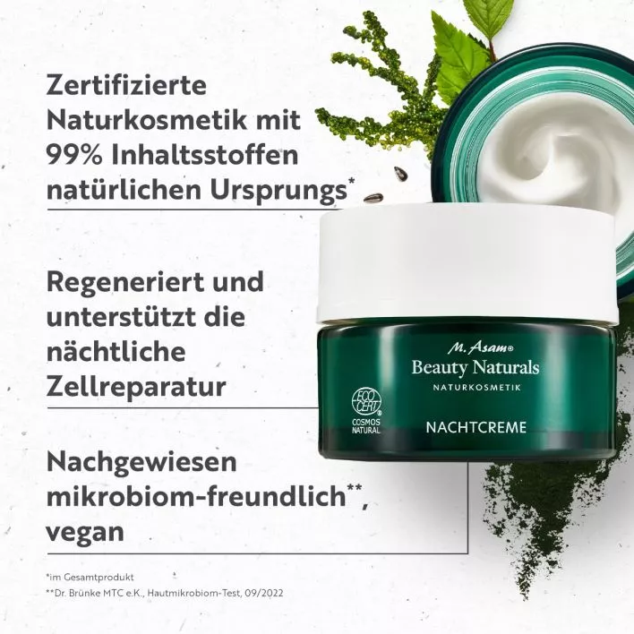 BEAUTY NATURALS Naturkosmetik Nachtcreme