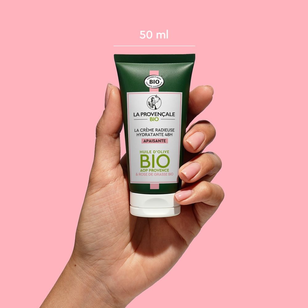 La Provençale La Provençale La Crème Radieuse Apaisante Hydratante 48h 50ml Crème hydratante 48h apaisante certifiée Bio