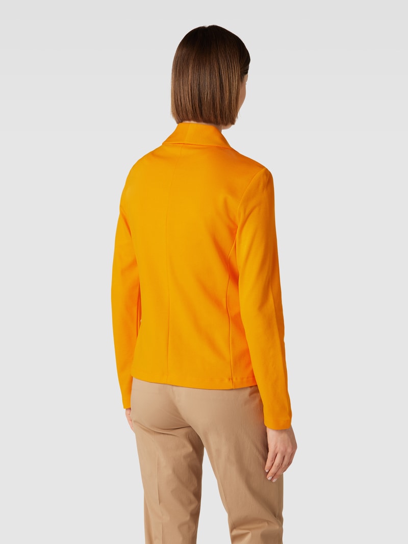 Blazer mit Knopfverschluss in orange
