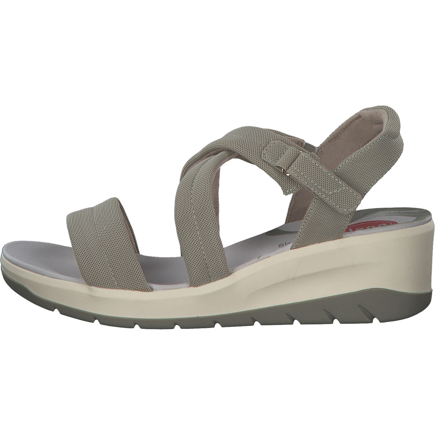 Jana Shoes 28760, Plateau-Sandaletten, Damen, sage