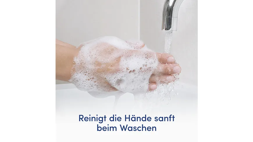 Dove Hand-Waschlotion für empfindliche Haut Flüssigseife mit ¼ Feuchtigkeitscreme Nachfüllung 500 ml