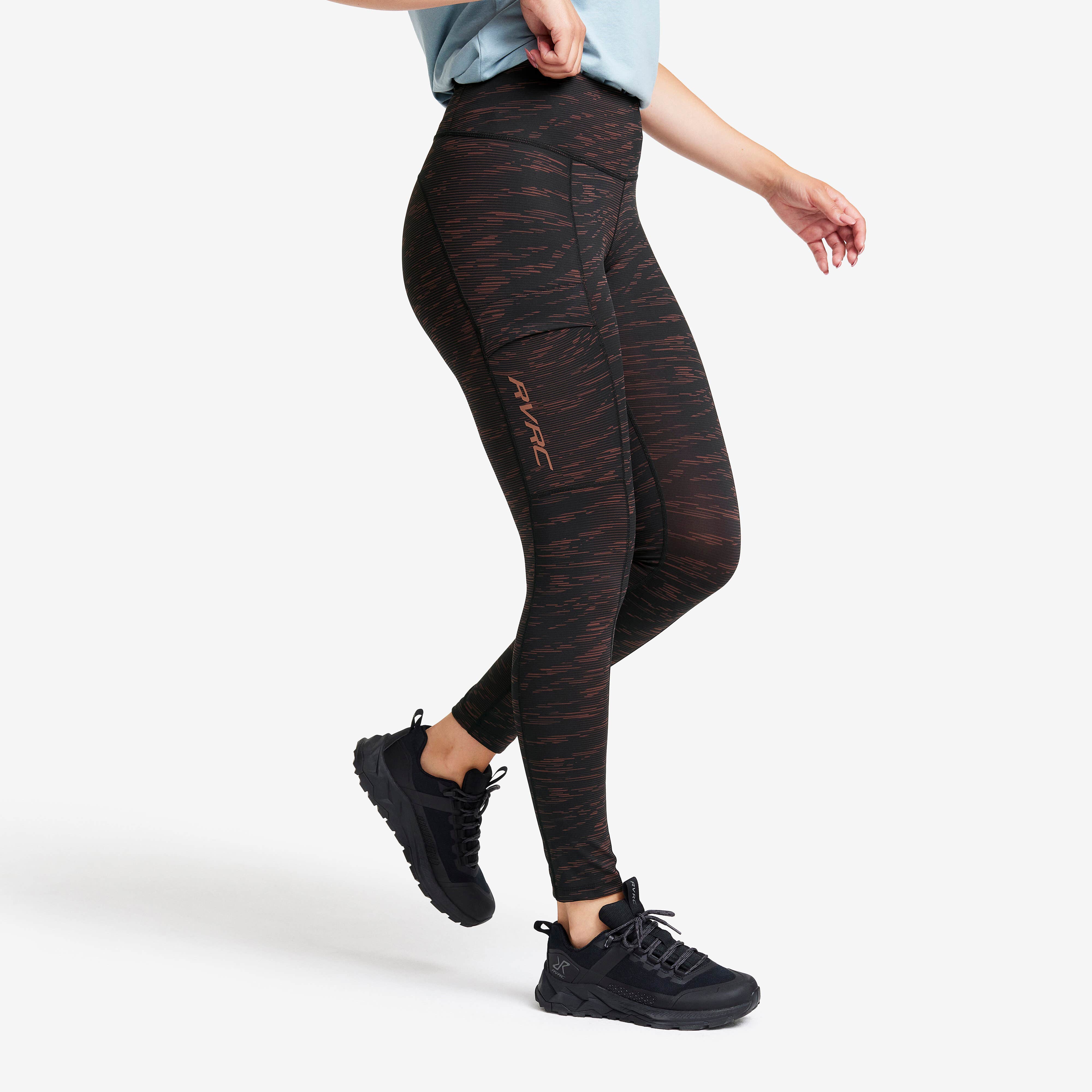 Energy Highwaist Tights Femme Black/Andorra