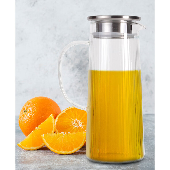 Glaskaraffe für Saft