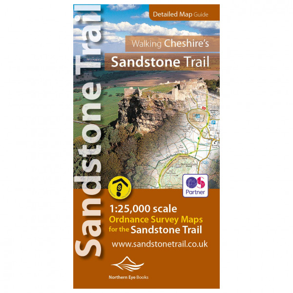 Northern Eye - Walking Cheshire's Sandstone Trail - Wanderkarte