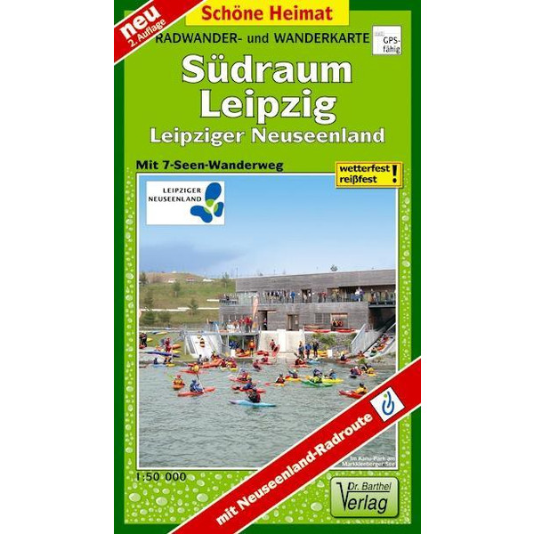 Radwander- und Wanderkarte Südraum Leipzig 1 : 50 000 - Wanderkarte
