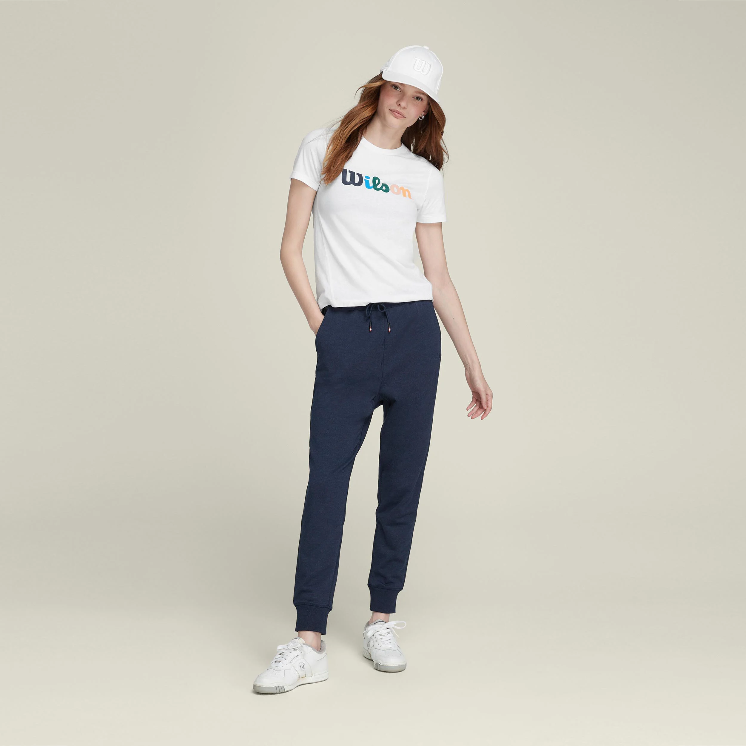 Slim Jogger Trainingshose Damen - Dunkelblau