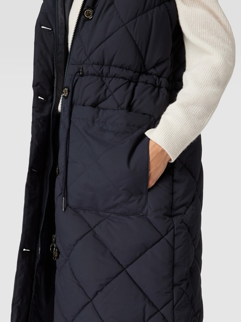 Weste mit Label-Details Modell 'Orinsay' in marineblau