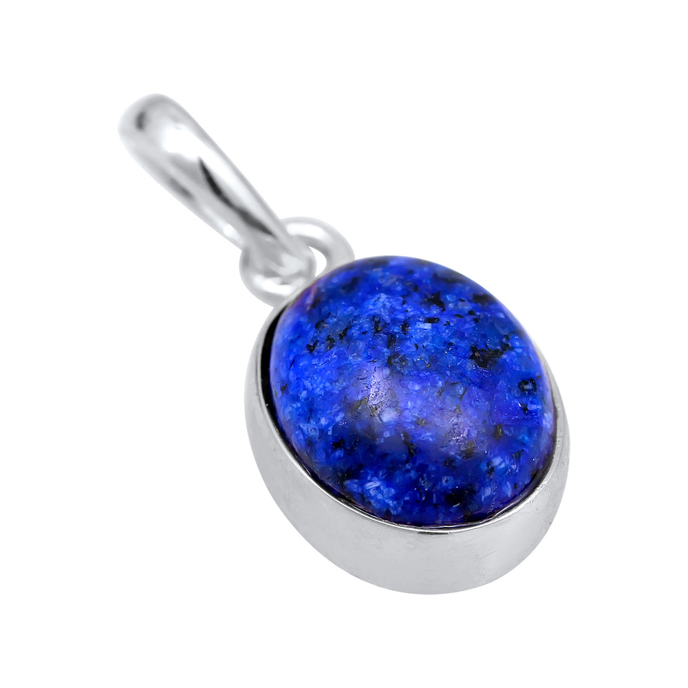 Elli Elli Pendentif Femmes pendentif ovale élégant avec Lapis Lazuli en argent sterlin Pendentif