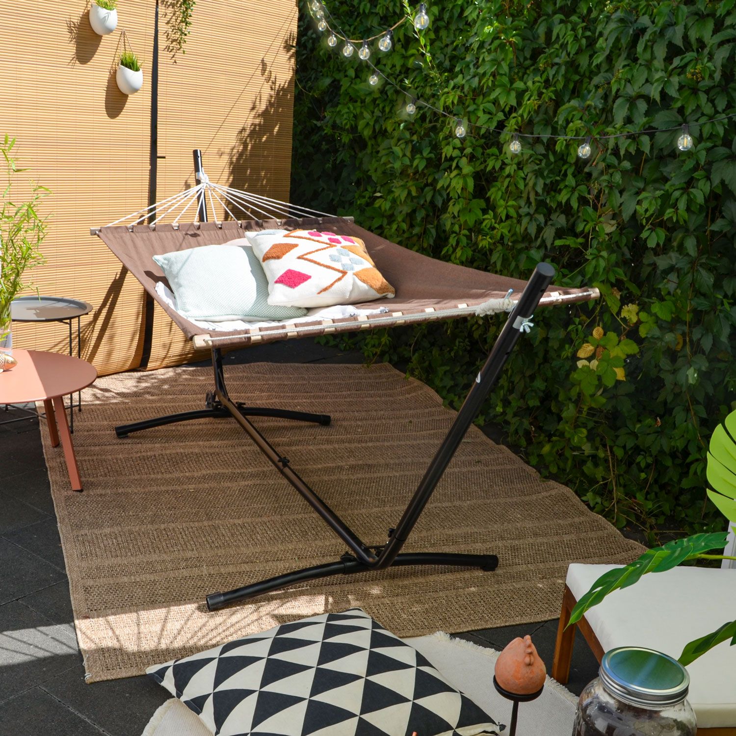 AMANKA 335 x 100 cm Hängematte mit Gestell
