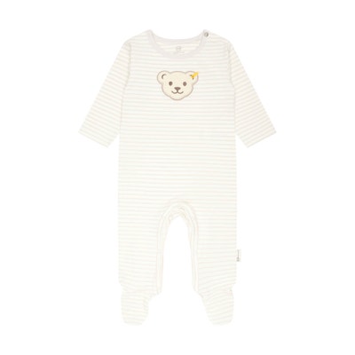 Strampler langarm GOTS, beige
